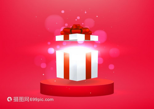 開啟驚喜時刻 講臺工作室禮品箱創意廣告